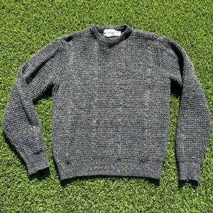 Knit Sweater - Black with flecks of color